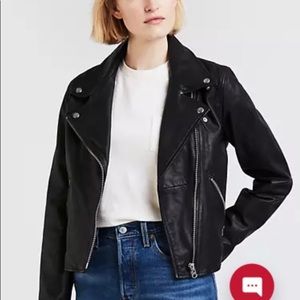Like new Levi’s leather moto jacket